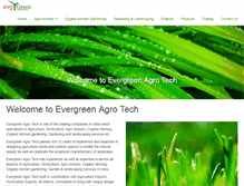 Tablet Screenshot of evergreenagri.com